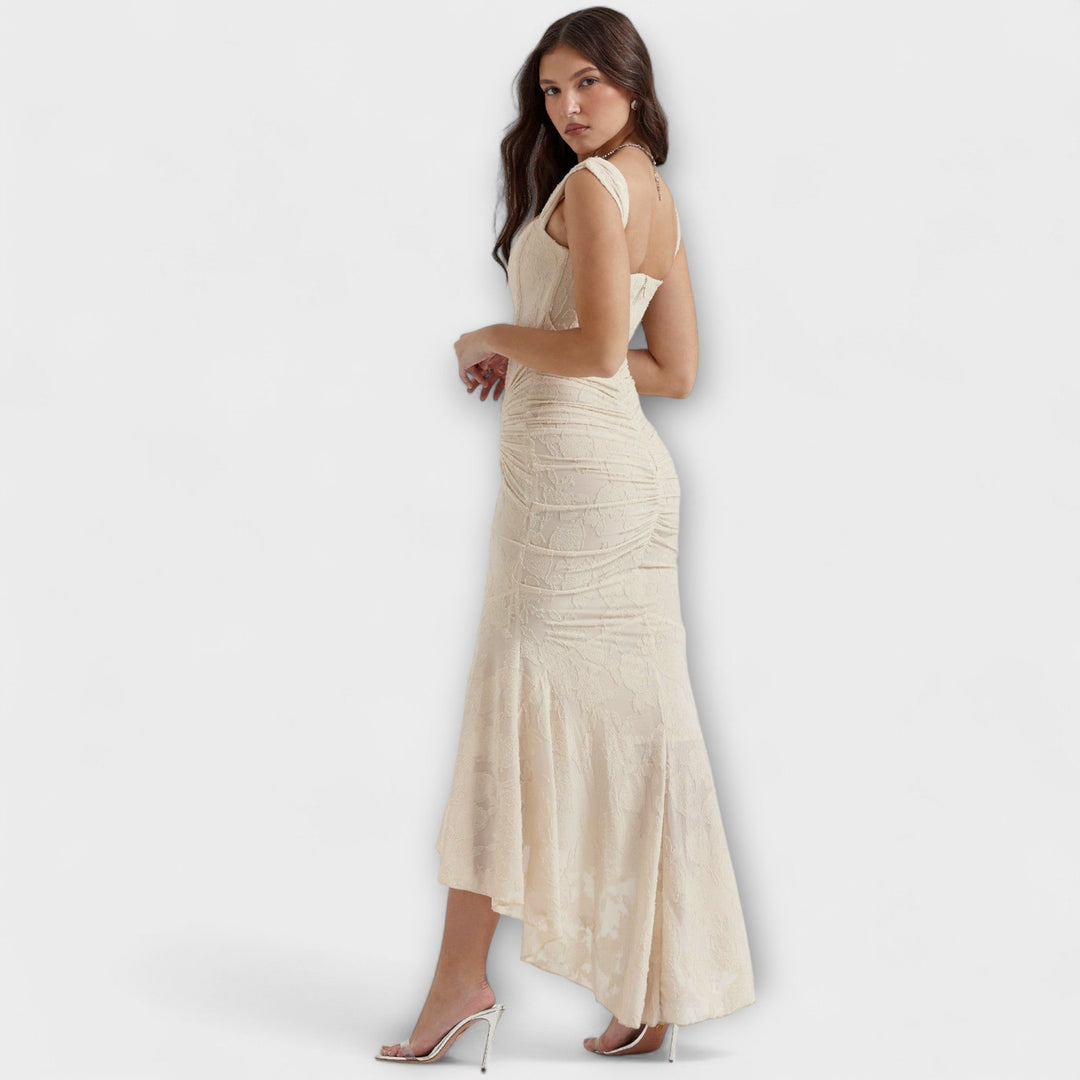 Renske - Long Dress with Elegant and Refined Corset